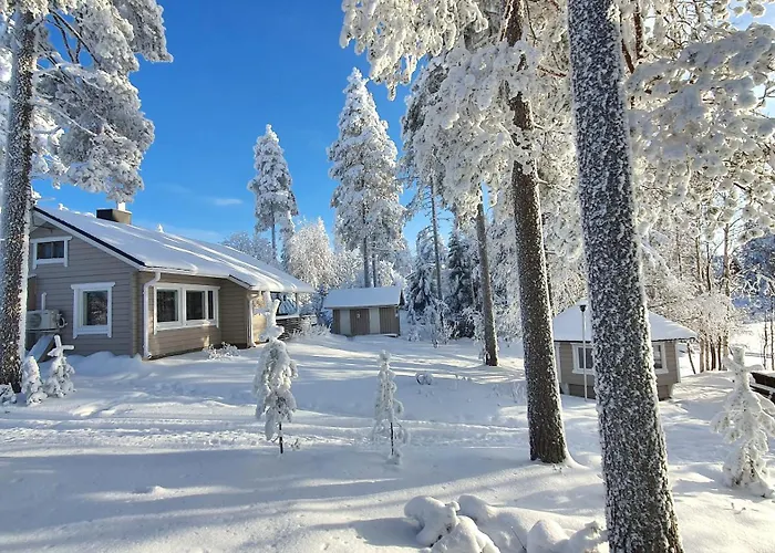 Chalé Salme Lemmikkiystaevaellinen Moekki Taivalkoskella Jokijaerven Rannalla *